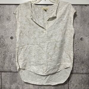 𝅺anthropologie Cloth & Stone Sand Stone Popover Top